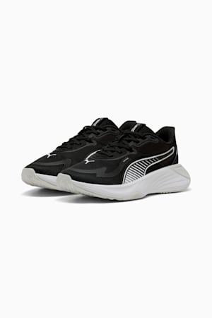 PWR Hybrid Training Shoes Women, PUMA Black-PUMA White-Feather Gray, extralarge-GBR