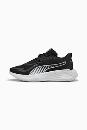 PWR Hybrid Training Shoes Women, PUMA Black-PUMA White-Feather Gray, extralarge-GBR