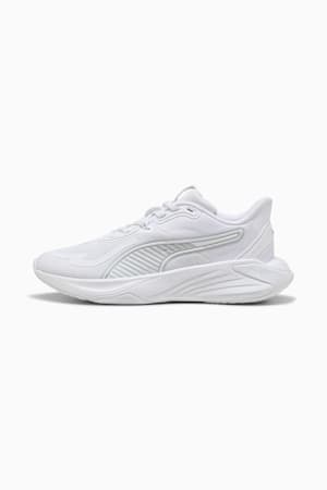 PWR Hybrid Training Shoes Women, PUMA White-PUMA Silver, extralarge-GBR