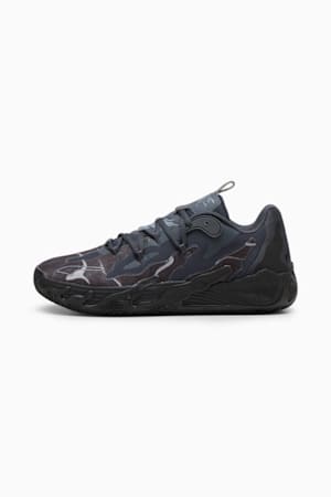 MB.03 Lo Team Basketball Shoes, PUMA Black-Strong Gray, extralarge-GBR