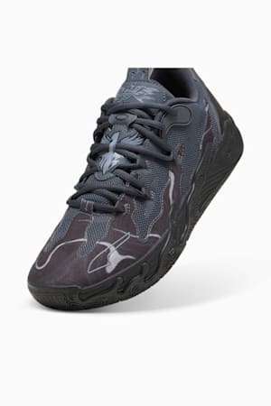 MB.03 Lo Team Basketball Shoes, PUMA Black-Strong Gray, extralarge-GBR