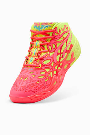 MB.04 1Love Basketball Shoes, Pink Alert-Yellow Alert, extralarge-GBR