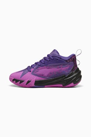 Scoot Zeros PL Basketball Shoes Youth, Pure Magenta-PUMA Black, extralarge-GBR