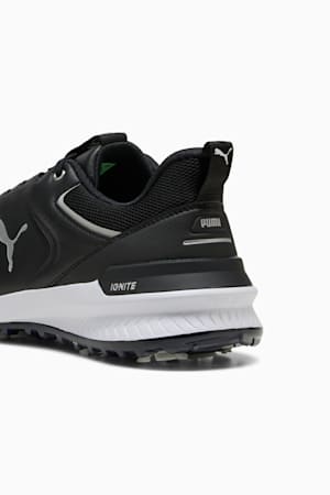 IGNITE Innovate Leather Golf Shoes Men, PUMA Black-PUMA Silver, extralarge-GBR