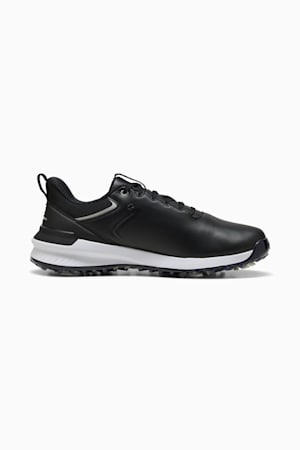 IGNITE Innovate Leather Golf Shoes Men, PUMA Black-PUMA Silver, extralarge-GBR