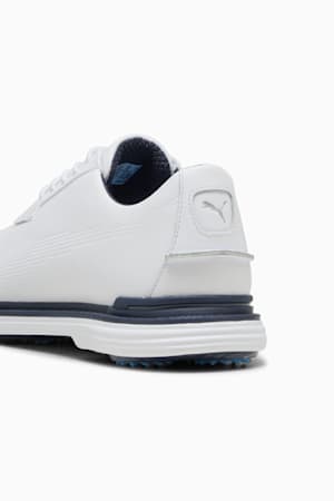PUMA Royale Golf Shoes Men, PUMA White-Deep Navy-Team Light Blue, extralarge-GBR