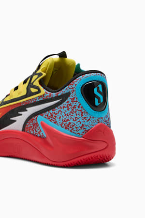 Scoot Zeros II Caution Basketball Shoes Unisex, Rickie Orange-Speed Yellow, extralarge-GBR
