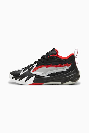 Scoot Zeros O.D.D. City Basketball Shoes, PUMA Black-For All Time Red, extralarge-GBR