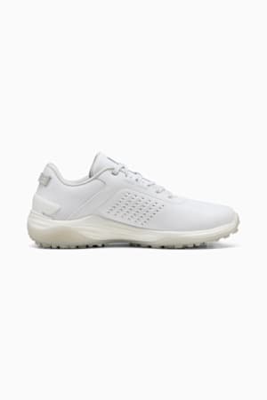 Shadowcat NITRO™ Leather Golf Shoes Men, PUMA White-Ash Gray, extralarge-GBR