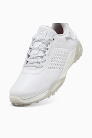 Shadowcat NITRO™ Leather Golf Shoes Men, PUMA White-Ash Gray, extralarge-GBR