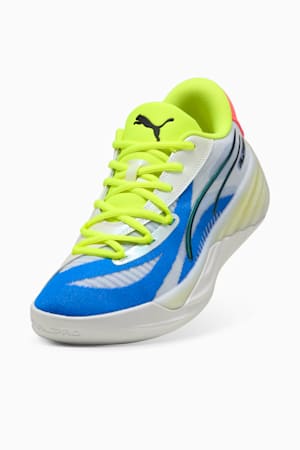 All-Pro NITRO™ Basketball Shoes Unisex, PUMA White-Yellow Alert-Pink Alert, extralarge-GBR