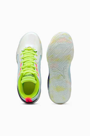 All-Pro NITRO™ Elite Basketball Shoes Unisex, Light Aqua-Yellow Alert, extralarge-GBR