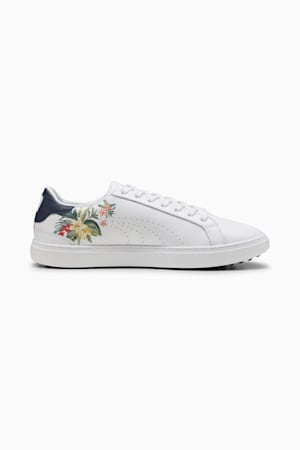 PUMA x PALM TREE CREW Classic G Golf Shoes Men, PUMA White-Deep Navy-Red Fire, extralarge-GBR