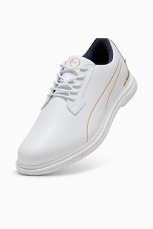 PUMA Royale Players Golf Shoes Men, PUMA White-Deep Navy-Old Gold, extralarge-GBR