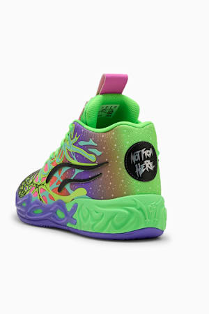 MB.04 Be You Basketball Shoes Unisex, PUMA Black-Electric Peppermint-Fluro Green Pes, extralarge-GBR