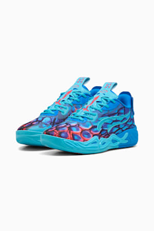 MB.04 Lo Alien Skins Basketball Shoes Unisex, Ultra Blue-Luminous Pink-Green Glare, extralarge-GBR