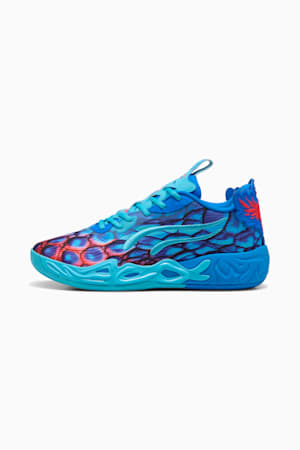 MB.04 Lo Alien Skins Basketball Shoes Unisex, Ultra Blue-Luminous Pink-Green Glare, extralarge-GBR
