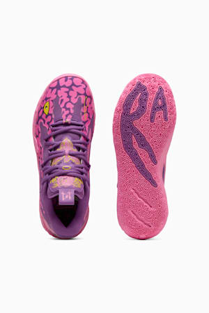 PUMA HOOPS x TMNT MB.03 Lo Krang Basketball Shoes Unisex, Ultra Violet-Fast Pink-Speed Yellow, extralarge-GBR
