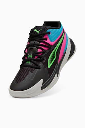 The Dagger Basketball Shoes Unisex, PUMA Black-Fluro Pink Pes, extralarge-GBR