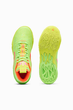MB.04 Gem Basketball Boots Unisex, Yellow Alert-Green Glare-Pink Alert, extralarge-GBR