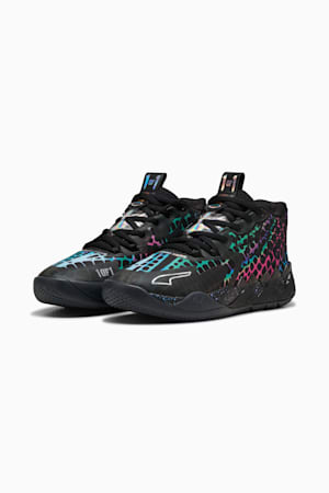 PUMA HOOPS x TMNT MB.01 Baxter Stockman Basketball Shoes Unisex, PUMA Black-PUMA Red, extralarge-GBR
