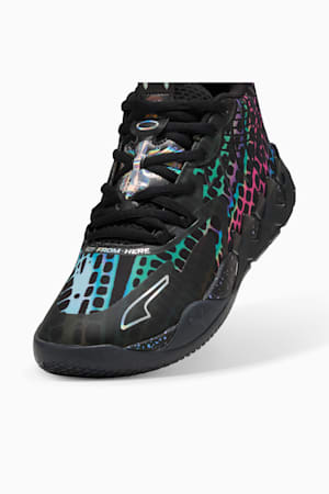 PUMA HOOPS x TMNT MB.01 Baxter Stockman Basketball Shoes Unisex, PUMA Black-PUMA Red, extralarge-GBR