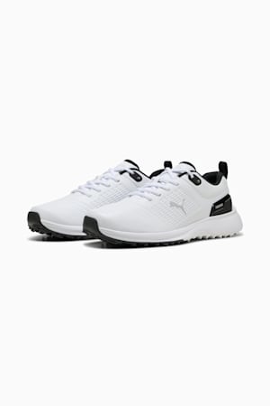 Fusion Plus SL Golf Shoes Men, PUMA White-PUMA Black, extralarge-GBR