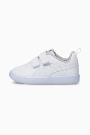 Courtflex V2 Babies' Trainers, Puma White-Gray Violet, extralarge-GBR
