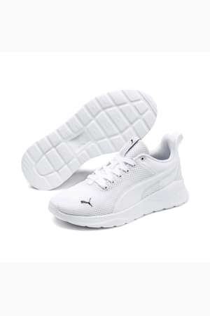 Anzarun Lite Youth Trainers, Puma White-Puma White, extralarge-GBR