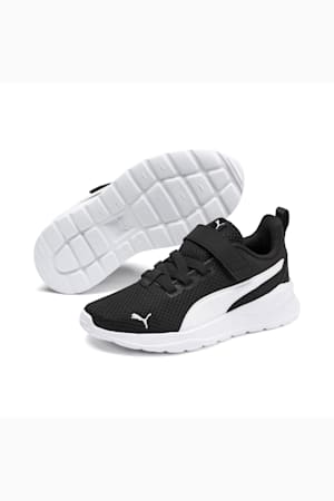 Anzarun Lite Kids' Trainers, Puma Black-Puma White, extralarge-GBR