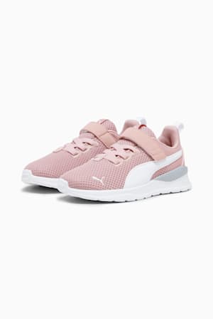Anzarun Lite Kids' Trainers, Peach Smoothie-PUMA White, extralarge-GBR