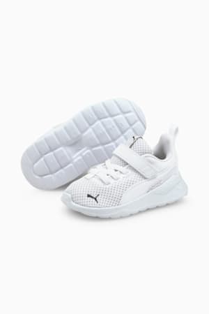 Anzarun Lite Babies' Trainers, Puma White-Puma White, extralarge-GBR