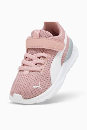 Anzarun Lite Babies' Trainers, Peach Smoothie-PUMA White, extralarge-GBR