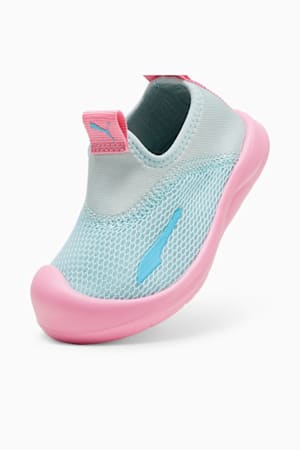 Aquacat Shield Kids' Sandals, Turquoise Surf-Bright Aqua-Fast Pink, extralarge-GBR