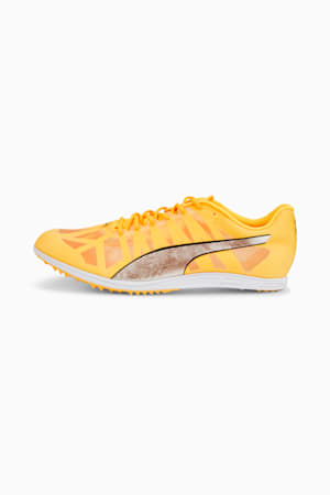 evoSPEED Distance 10 Track and Field Shoes Men, Sun Stream-Metallic Silver-Puma Black, extralarge-GBR