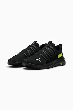 Softride One4all Running Shoes Men, PUMA Black-Lime Pow-Cool Dark Gray, extralarge-GBR