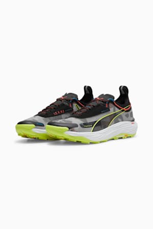 Voyage NITRO™ 3 Men's Trail Running Shoes, PUMA Black-Lime Pow-Active Red, extralarge-GBR