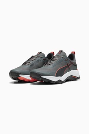 Explore NITRO™ Men's Hiking Shoes, Mineral Gray-PUMA Black-Active Red, extralarge-GBR