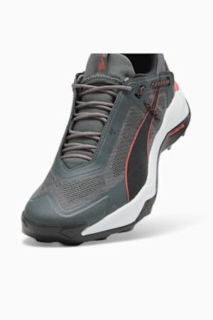 Explore NITRO™ Men's Hiking Shoes, Mineral Gray-PUMA Black-Active Red, extralarge-GBR