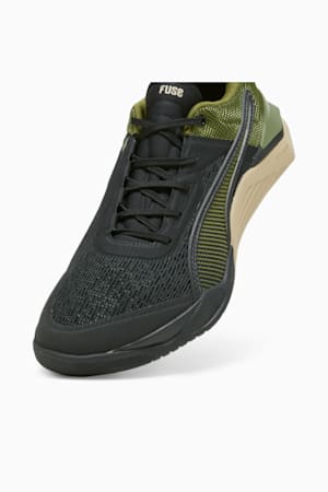 Fuse 3.0 Men's Training Shoes, PUMA Black-Cool Dark Gray-Olive Green-Putty, extralarge-GBR