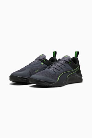 Fuse 3.0 Men's Training Shoes, Galactic Gray-PUMA Black-Green Glare, extralarge-GBR