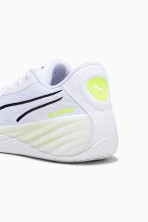 All-Pro NITRO Basketball Shoes, PUMA White-Lime Squeeze, extralarge-GBR