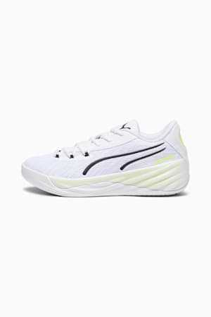 All-Pro NITRO Basketball Shoes, PUMA White-Lime Squeeze, extralarge-GBR