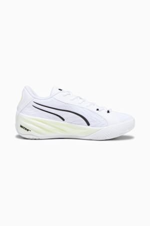 All-Pro NITRO Basketball Shoes, PUMA White-Lime Squeeze, extralarge-GBR