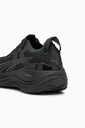 Puma men black running shoes top