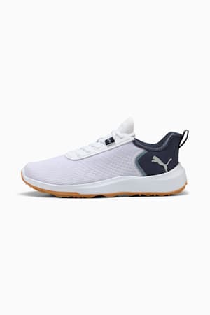 Fusion Crush Sport Golf Shoes Men, PUMA White-Deep Navy-Gum, extralarge-GBR