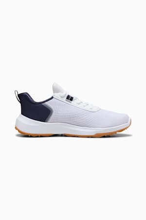Fusion Crush Sport Golf Shoes Men, PUMA White-Deep Navy-Gum, extralarge-GBR