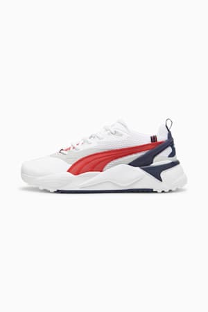 GS-X Efekt Golf Shoe, PUMA White-Strong Red-Deep Navy, extralarge-GBR