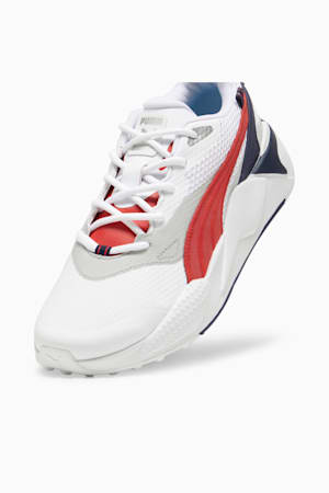 GS-X Efekt Golf Shoe, PUMA White-Strong Red-Deep Navy, extralarge-GBR