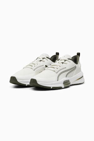 PWRFrame TR 3 Men's Training Shoes, Vapor Gray-Dark Olive-PUMA White, extralarge-GBR